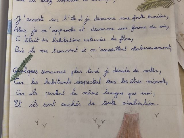 Les poèmes visuels des 5èmes D