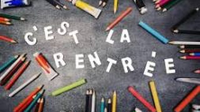 Dates et horaires de rentrée